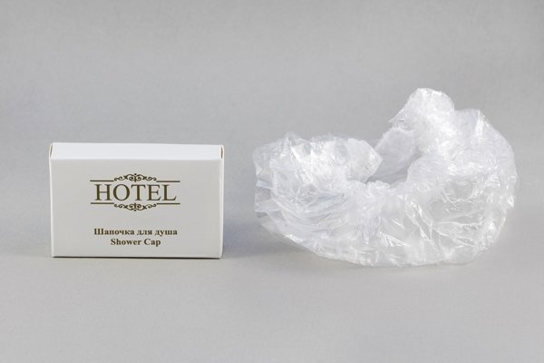Шапочка для душа в картонной коробочке